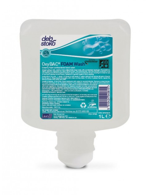 Deb Oxybac Fresh Foam Antibacterial Hand Wash 